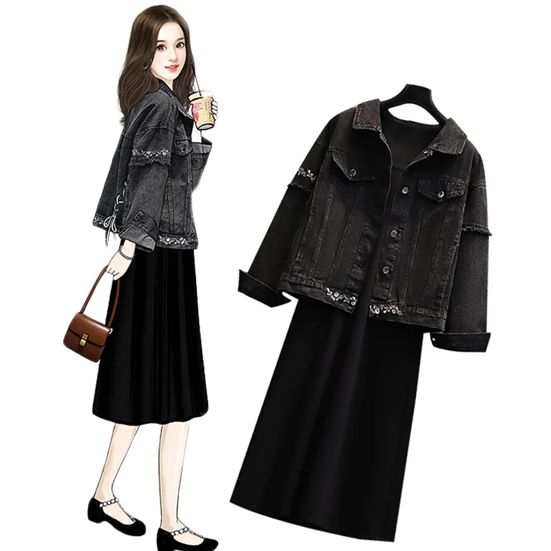 Размера плюс женский джинсовый жакет Весна 2021 женские джинсовые пальто с вышивкой свободные верхняя одежда в винтажном стиле, уличная одеж... 
Размера плюс женский джинсовый жакет Весна 2021 женские джинсовые пальто с вышивкой свободные верхняя одежда в винтажном стиле, уличная одеж...