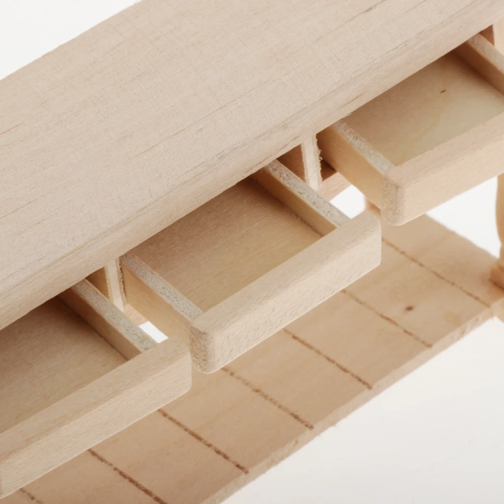 1/12 Wooden Miniature Blank Tea Table Furniture Model with Drawer, DIY Dolls
1/12 Wooden Miniature Blank Tea Table Furniture Model with Drawer, DIY Dolls