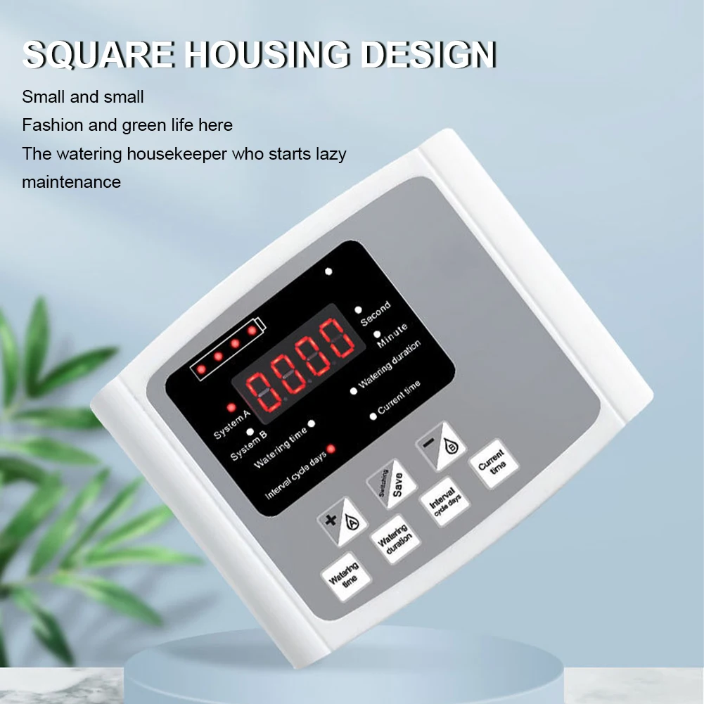 Garden Drip Timer Irrigation Device Double Pump Controller Timer System Solar Energy Intelligent Automatic Watering for Plants
Garden Drip Timer Irrigation Device Double Pump Controller Timer System Solar Energy Intelligent Automatic Watering for Plants
