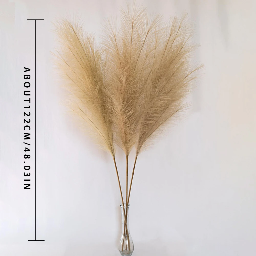 122CM Faux Pampas Grass Decor Plume Grass Artificial Phragmites australis Vase Decorations Fake Reeds Plants Everlasting Flowers
122CM Faux Pampas Grass Decor Plume Grass Artificial Phragmites australis Vase Decorations Fake Reeds Plants Everlasting Flowers
