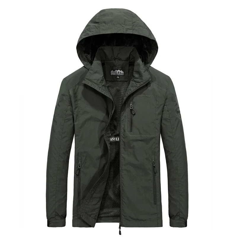 Men's Windbreaker Jackets Waterproof Military Hooded Water Proof Wind Breaker Casual Coat Male Clothing 2021 Autumn Jackets Men
Men's Windbreaker Jackets Waterproof Military Hooded Water Proof Wind Breaker Casual Coat Male Clothing 2021 Autumn Jackets Men