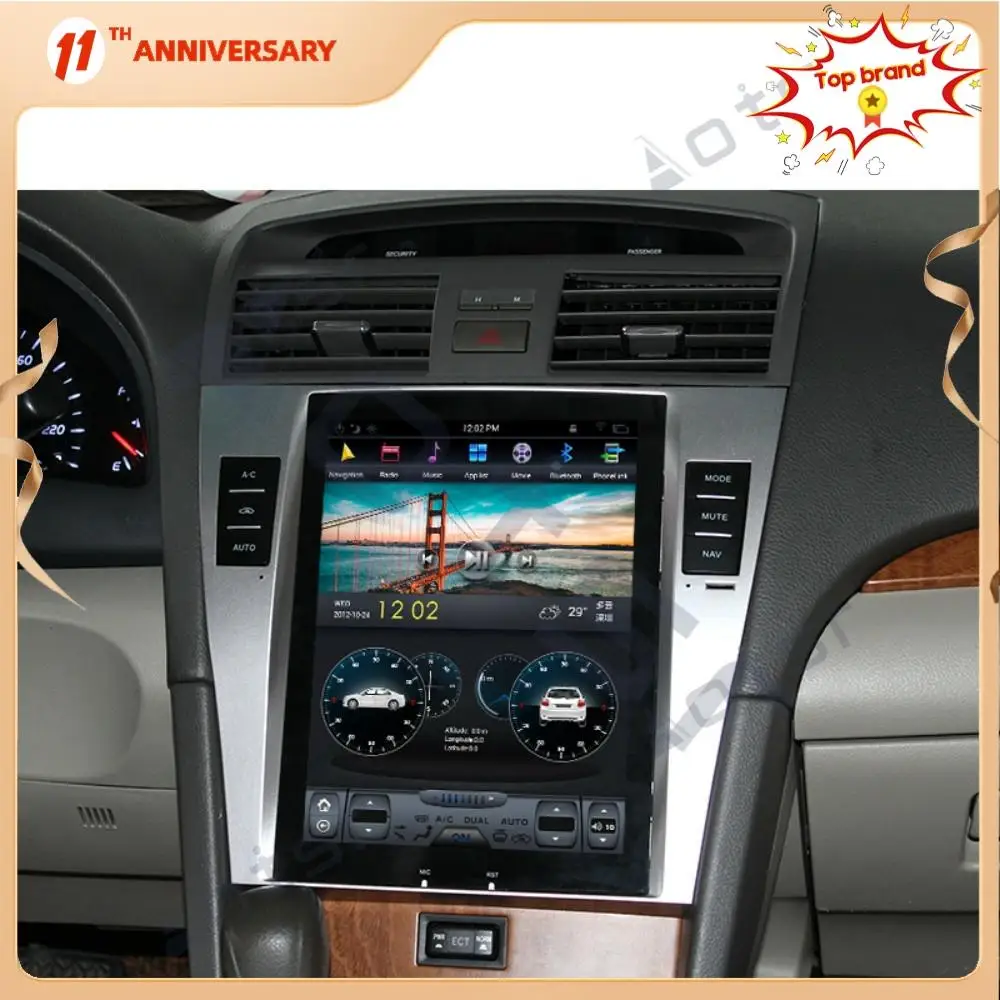 Android 9.0 Multimedia Player for Toyota Camry 2006 - 2011 Tesla 4G+64GB Car Radio Auto GPS Navigation DSP carplay WIFI BT Unit
Android 9.0 Multimedia Player for Toyota Camry 2006 - 2011 Tesla 4G+64GB Car Radio Auto GPS Navigation DSP carplay WIFI BT Unit
