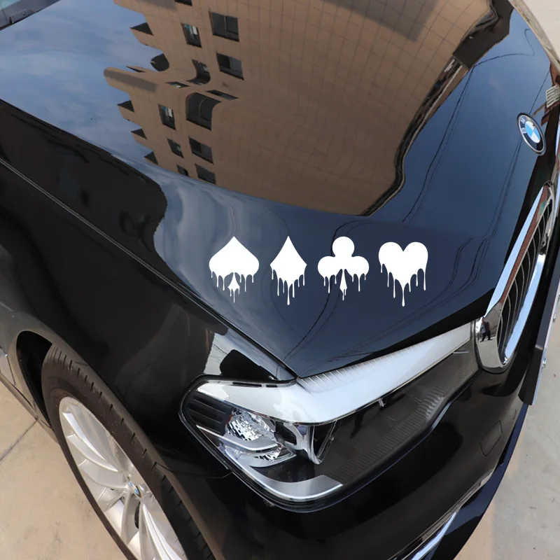 Car Stickers Decor Motorcycle Decals Poker Pattern Decals Decorative Accessories Creative Sunscreen Waterproof PVC,19cm*6cm
Car Stickers Decor Motorcycle Decals Poker Pattern Decals Decorative Accessories Creative Sunscreen Waterproof PVC,19cm*6cm