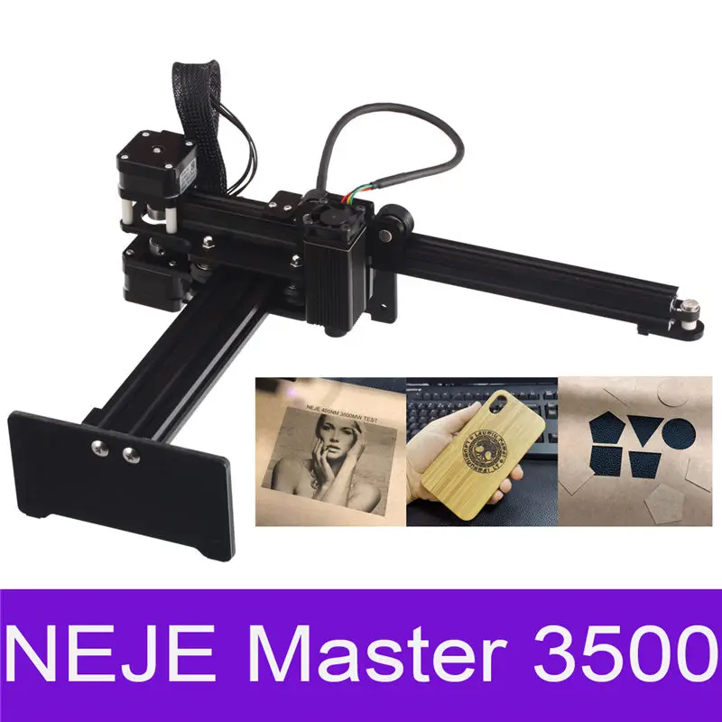 NEJE Master 3500mw High Speed mini CNC Laser Engraver Engraving Machine for Metal /Wood Router/Paper Cutter/Desktop Cutter U2
NEJE Master 3500mw High Speed mini CNC Laser Engraver Engraving Machine for Metal /Wood Router/Paper Cutter/Desktop Cutter U2