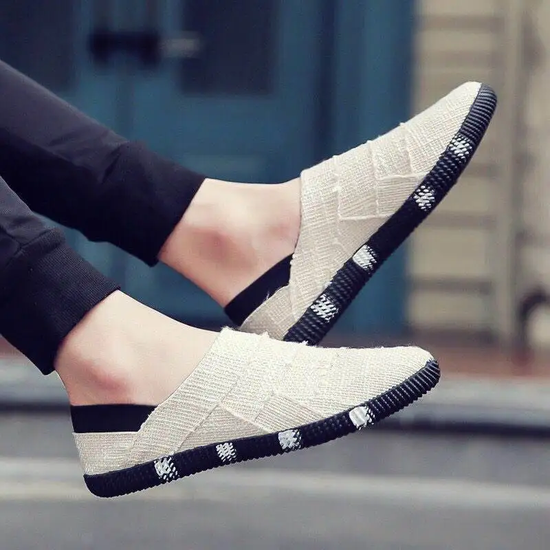 man cool comfortable spring slip on shoes male casual summer hemp shoes men street leisure shoes
man cool comfortable spring slip on shoes male casual summer hemp shoes men street leisure shoes