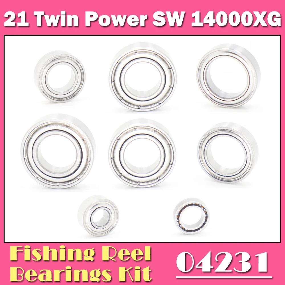 Fishing Reel Stainless Steel Ball Bearings Kit For Shimano 21 Twin Power SW 14000XG 14000PG 04231 04351 Spinning Reels Bearing
Fishing Reel Stainless Steel Ball Bearings Kit For Shimano 21 Twin Power SW 14000XG 14000PG 04231 04351 Spinning Reels Bearing