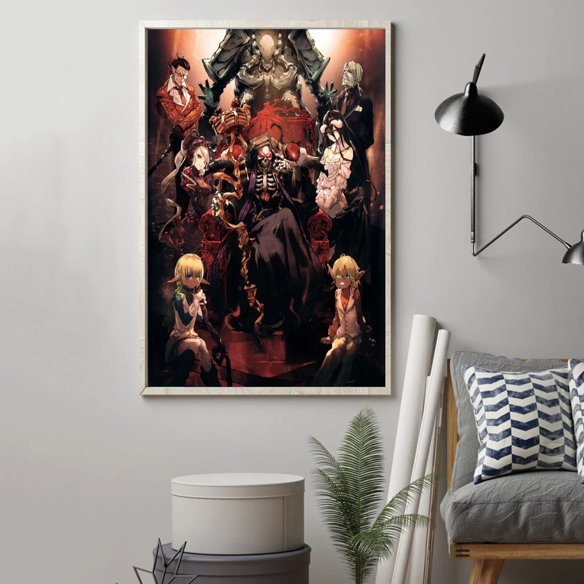 Накладка на плакат из аниме Overlord, художественный плакат на холсте, настенная живопись, украшение для дома (без рамки)
Накладка на плакат из аниме Overlord, художественный плакат на холсте, настенная живопись, украшение для дома (без рамки)