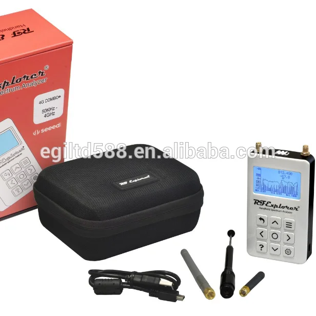 Handheld Spectrum Analyzer RF Explorer 4G Combo Plus Spectrum Analyzer 50KHz to 4.0ghz 4G Signal Full Band
Handheld Spectrum Analyzer RF Explorer 4G Combo Plus Spectrum Analyzer 50KHz to 4.0ghz 4G Signal Full Band