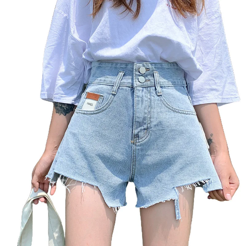CGC 2021 Summer High Waist Denim Shorts Korean Style Loose Women's Shorts Casual Loose Jean Shorts Streetwear Female Trousers
CGC 2021 Summer High Waist Denim Shorts Korean Style Loose Women's Shorts Casual Loose Jean Shorts Streetwear Female Trousers