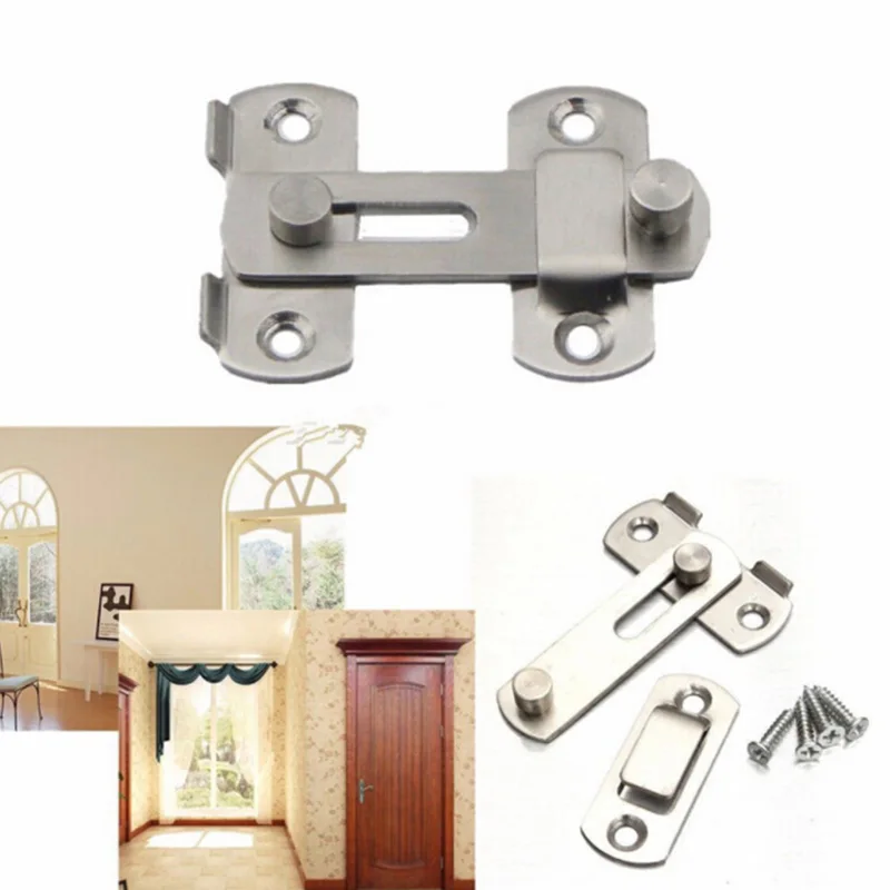 Safety Sliding Door Lock Buckle Secure tool Accessories Cabinet Stainless Steel Pet
Safety Sliding Door Lock Buckle Secure tool Accessories Cabinet Stainless Steel Pet