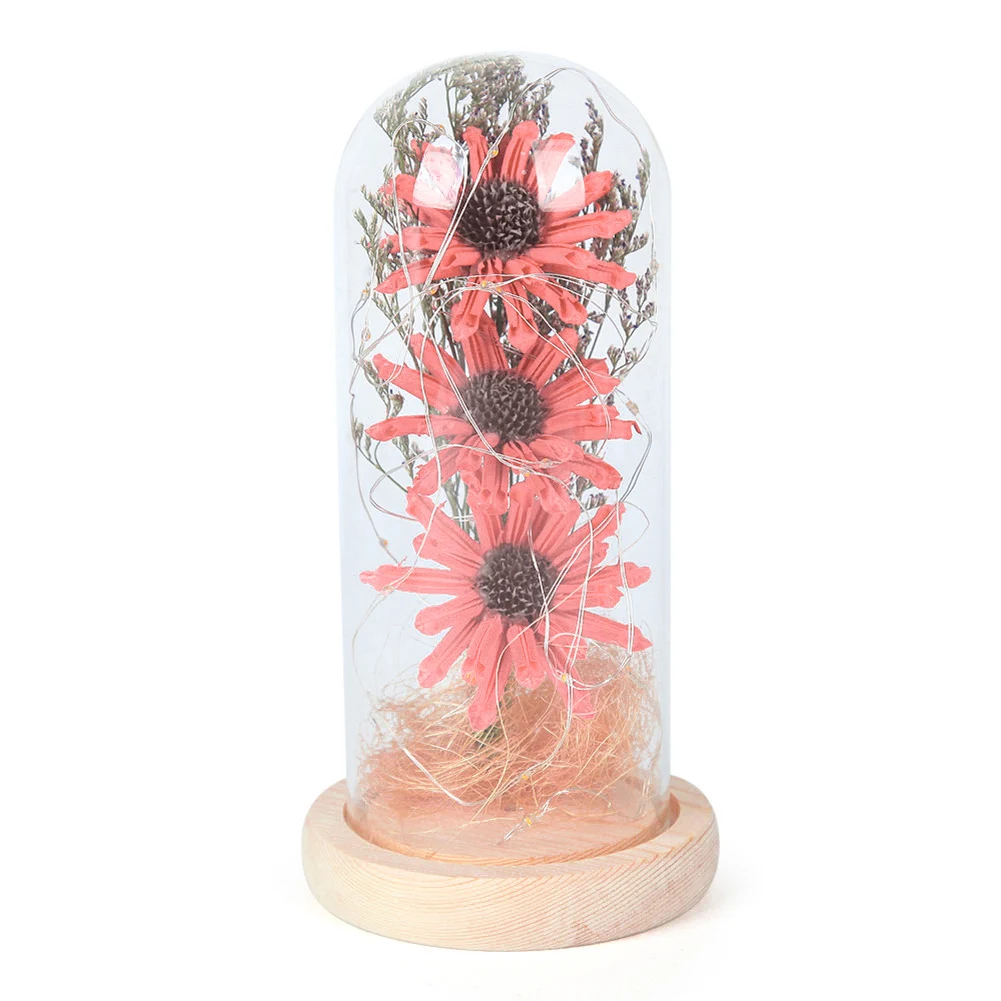 Party Wedding Decorative Fairy Lights Dried Sunflower Glass Night Light with Warm Yellow Light String Bedroom Decor
Party Wedding Decorative Fairy Lights Dried Sunflower Glass Night Light with Warm Yellow Light String Bedroom Decor