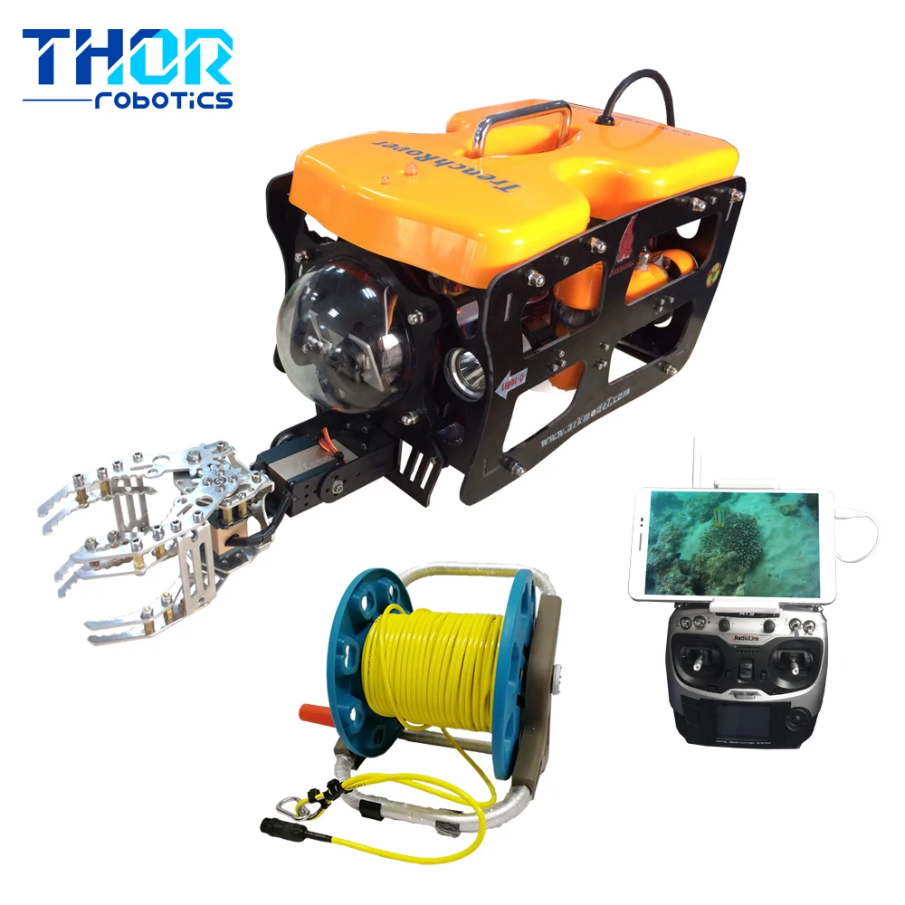 Подводный Дрон с камерой thorrobotic дроны Trenchrover 110 ROV робот фотография эхолот