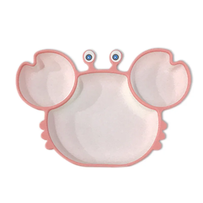 Baby Dishes Silicone Suction Plate Cute Crab Children Feeding Plate Non-Slip Baby Food Feeding Bowl for Children
Baby Dishes Silicone Suction Plate Cute Crab Children Feeding Plate Non-Slip Baby Food Feeding Bowl for Children