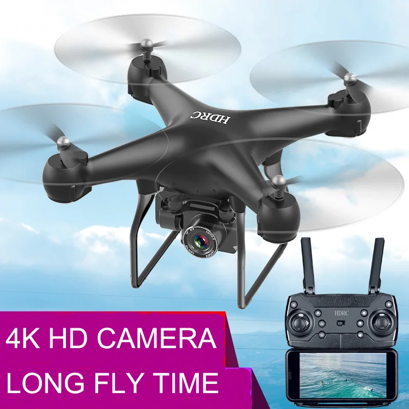 

New Drone 4k ESC adjustable camera HD Wifi transmission fpv drone air pressure fixed height 4-axis aircraft rc helicopter dron