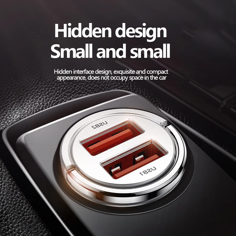 45W Wireless USB Car Charger For IPhone11 Xiaomi Super Fast Charging Dual-Head Multi-Function Charging Cigarette Lighter
45W Wireless USB Car Charger For IPhone11 Xiaomi Super Fast Charging Dual-Head Multi-Function Charging Cigarette Lighter