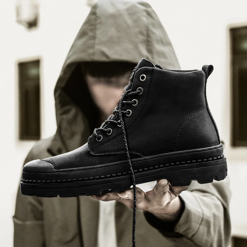 Casual Male Shoe High Top Sneakers Casual Shoes Men Men's Black Leather 2020 Mens For Leisure Sneaker Hightop Man Shoe
Casual Male Shoe High Top Sneakers Casual Shoes Men Men's Black Leather 2020 Mens For Leisure Sneaker Hightop Man Shoe