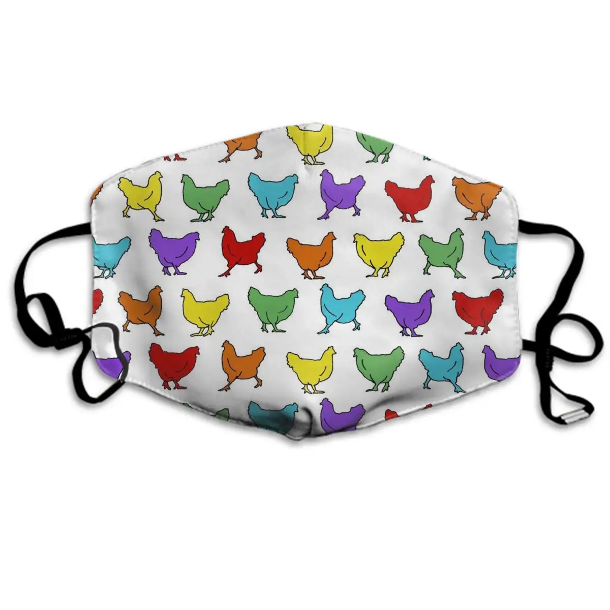Comfortable Two Layer Dust Mask, Soft Hens Chicken Rainbow Face Mask Cover Mouth for Adults and Teens
Comfortable Two Layer Dust Mask, Soft Hens Chicken Rainbow Face Mask Cover Mouth for Adults and Teens