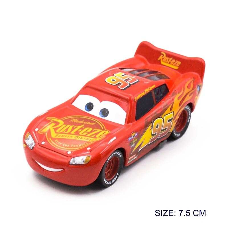 Disney "тачки 3 Металлический Игрушечный Автомобиль Storm Jackson освещение McQueen Mack