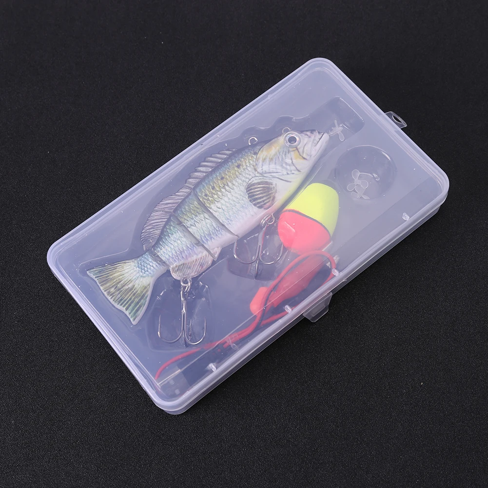 Fishing Lure Electric Wobbler Electronic Multi Jointed Bait 4 Segments Smart Auto Swimming Fishing Baits Tackle Accessories
Fishing Lure Electric Wobbler Electronic Multi Jointed Bait 4 Segments Smart Auto Swimming Fishing Baits Tackle Accessories