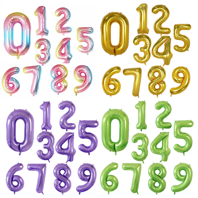 10pcs 30 40inch Rose Gold Number Balloons Figures Air Inflatable Balloon For Birthday Party Balloon Wedding Globos Decoration
10pcs 30 40inch Rose Gold Number Balloons Figures Air Inflatable Balloon For Birthday Party Balloon Wedding Globos Decoration