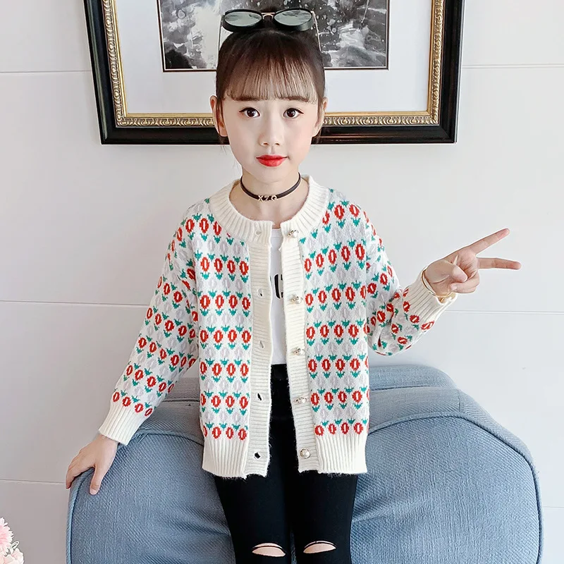 Girl Sweater Kids Baby Outwear Tops 2021 Floral Fleece Thicken Warm Winter Autumn Knitting Party Children Clothing
Girl Sweater Kids Baby Outwear Tops 2021 Floral Fleece Thicken Warm Winter Autumn Knitting Party Children Clothing
