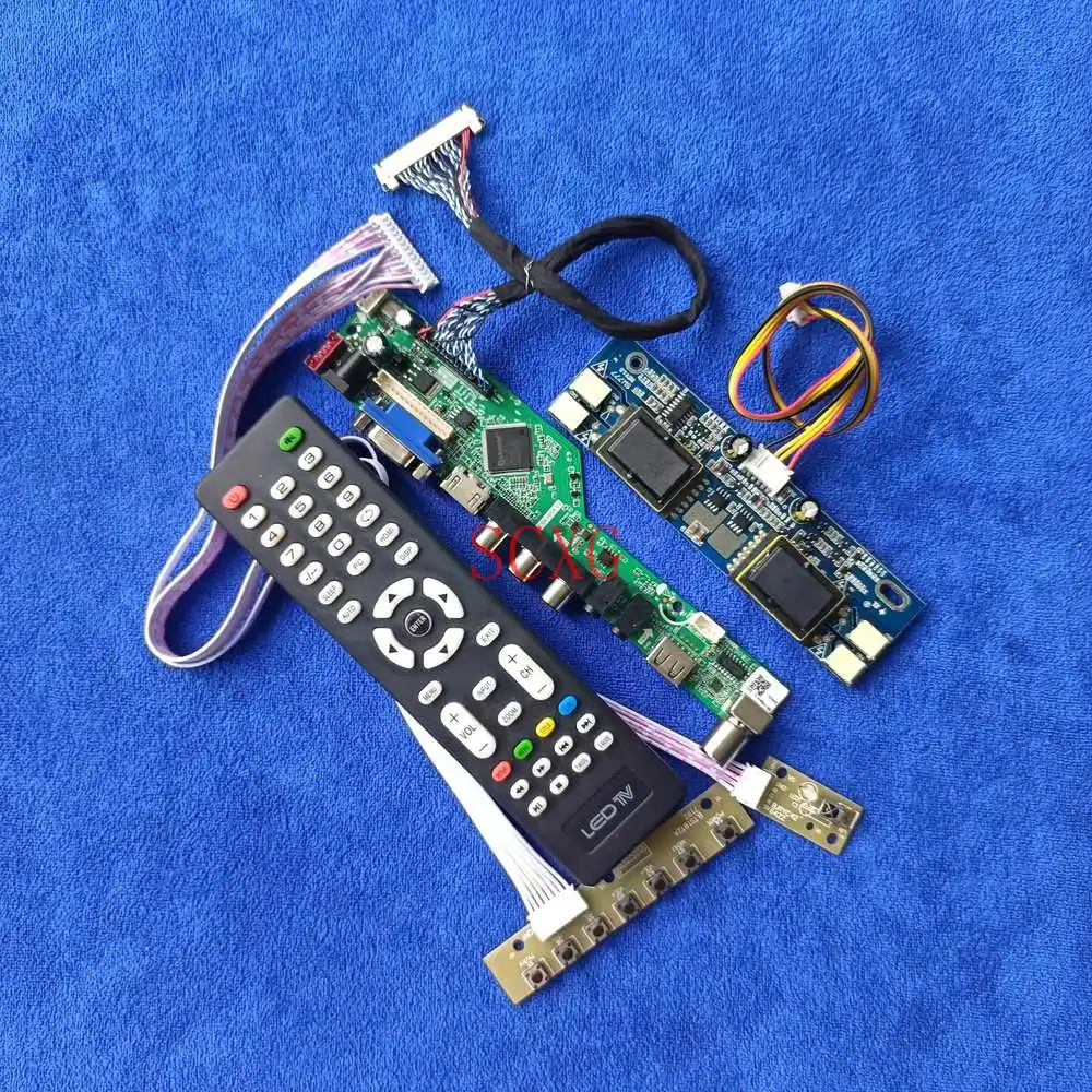 LVDS-30Pin Fit LM190E05/LM190E08/HT190E01 1280*1024 USB VGA AV HDMI-compatible 4CCFL LCD drive controller card Signal Analog Kit
LVDS-30Pin Fit LM190E05/LM190E08/HT190E01 1280*1024 USB VGA AV HDMI-compatible 4CCFL LCD drive controller card Signal Analog Kit