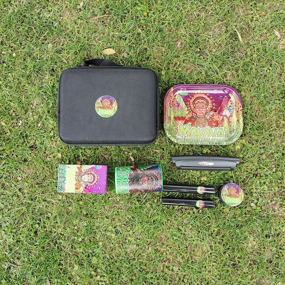 HIGHEST Tobacco Kit Zinc Alloy Smoking Grinder Metal Rolling Tray Plastic Airtight Herb Container Rolling Machine
HIGHEST Tobacco Kit Zinc Alloy Smoking Grinder Metal Rolling Tray Plastic Airtight Herb Container Rolling Machine