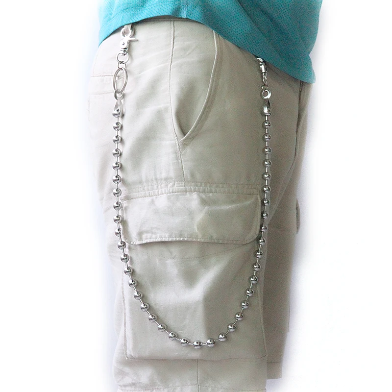 Цепочки для брюк 76 см, из нержавеющей стали, в стиле рок, панк, джинсы, брелок для ключей, серебряный зажим, в стиле хип-хоп, 10 мм, Шариковая цеп...
Цепочки для брюк 76 см, из нержавеющей стали, в стиле рок, панк, джинсы, брелок для ключей, серебряный зажим, в стиле хип-хоп, 10 мм, Шариковая цеп...