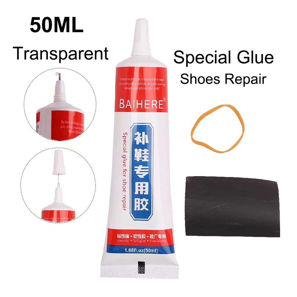 Transparent 50ML Super Strong Glue Professional Rubber Repair Kit Leather Adhesive Epoxy Resin Wood Fabric Ribber Textile Cloth
Transparent 50ML Super Strong Glue Professional Rubber Repair Kit Leather Adhesive Epoxy Resin Wood Fabric Ribber Textile Cloth