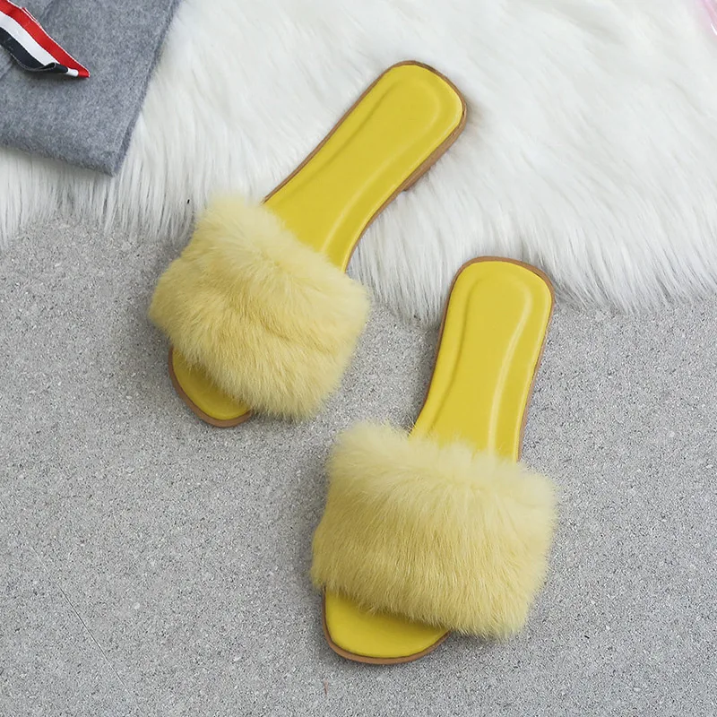 2020 Autumn casual ladies slippers High-quality fox fur women slippers furry home slippers fashion luxury brand women shoes
2020 Autumn casual ladies slippers High-quality fox fur women slippers furry home slippers fashion luxury brand women shoes