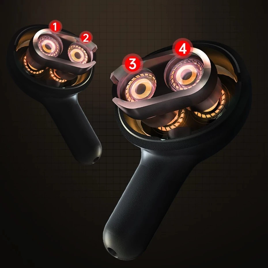 Wireless Bluetooth Earbuds With 4 Microphone LED Display Sports Waterproof Headphone HiFi Bass Stereo Noise Cancelling Headphone
Wireless Bluetooth Earbuds With 4 Microphone LED Display Sports Waterproof Headphone HiFi Bass Stereo Noise Cancelling Headphone