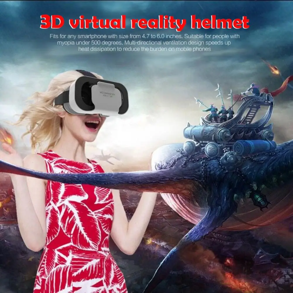 Очки виртуальной реальности VR Shinecon 5 го поколения легкие портативные 3d очки