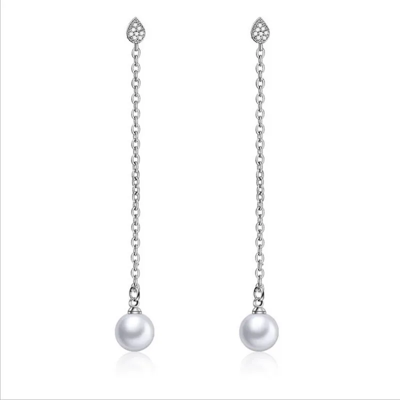 Vintage Silver 925 Sterling Earrings Female Party Accessories Top Quality Zircon Pearl Earring For Women Christmas Gift Trendy
Vintage Silver 925 Sterling Earrings Female Party Accessories Top Quality Zircon Pearl Earring For Women Christmas Gift Trendy