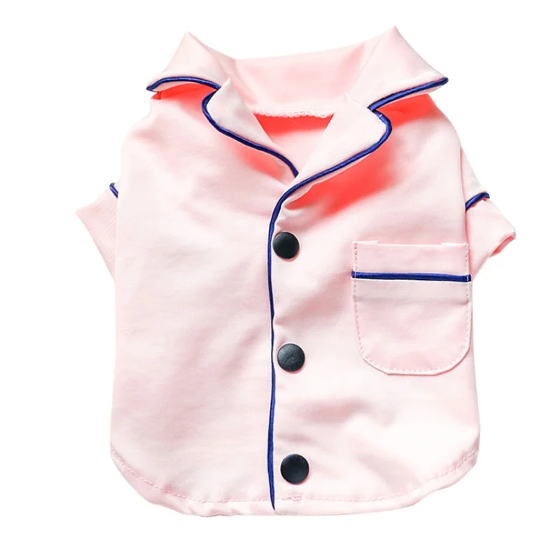 Dog Soft Shirt Clothes Cotton French Pajamas Suitable For Small Medium Pet Cats 2-Legged Button Pink Pet Pajamas
Dog Soft Shirt Clothes Cotton French Pajamas Suitable For Small Medium Pet Cats 2-Legged Button Pink Pet Pajamas