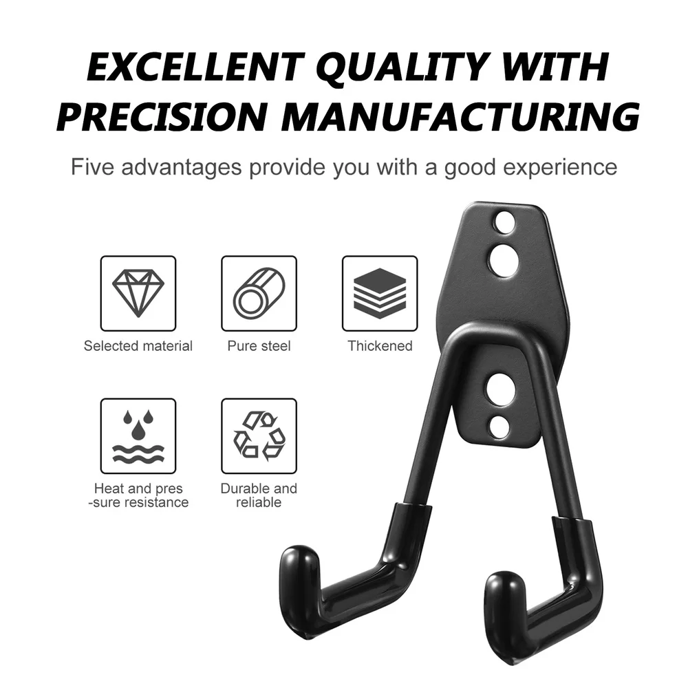DOITOOL 2 Pcs Garage Storage Utility Hooks Wall Mounted Hanging Hooks Metal U-Hooks Tool Organizers for Garden Tools Ladders (Bl
DOITOOL 2 Pcs Garage Storage Utility Hooks Wall Mounted Hanging Hooks Metal U-Hooks Tool Organizers for Garden Tools Ladders (Bl