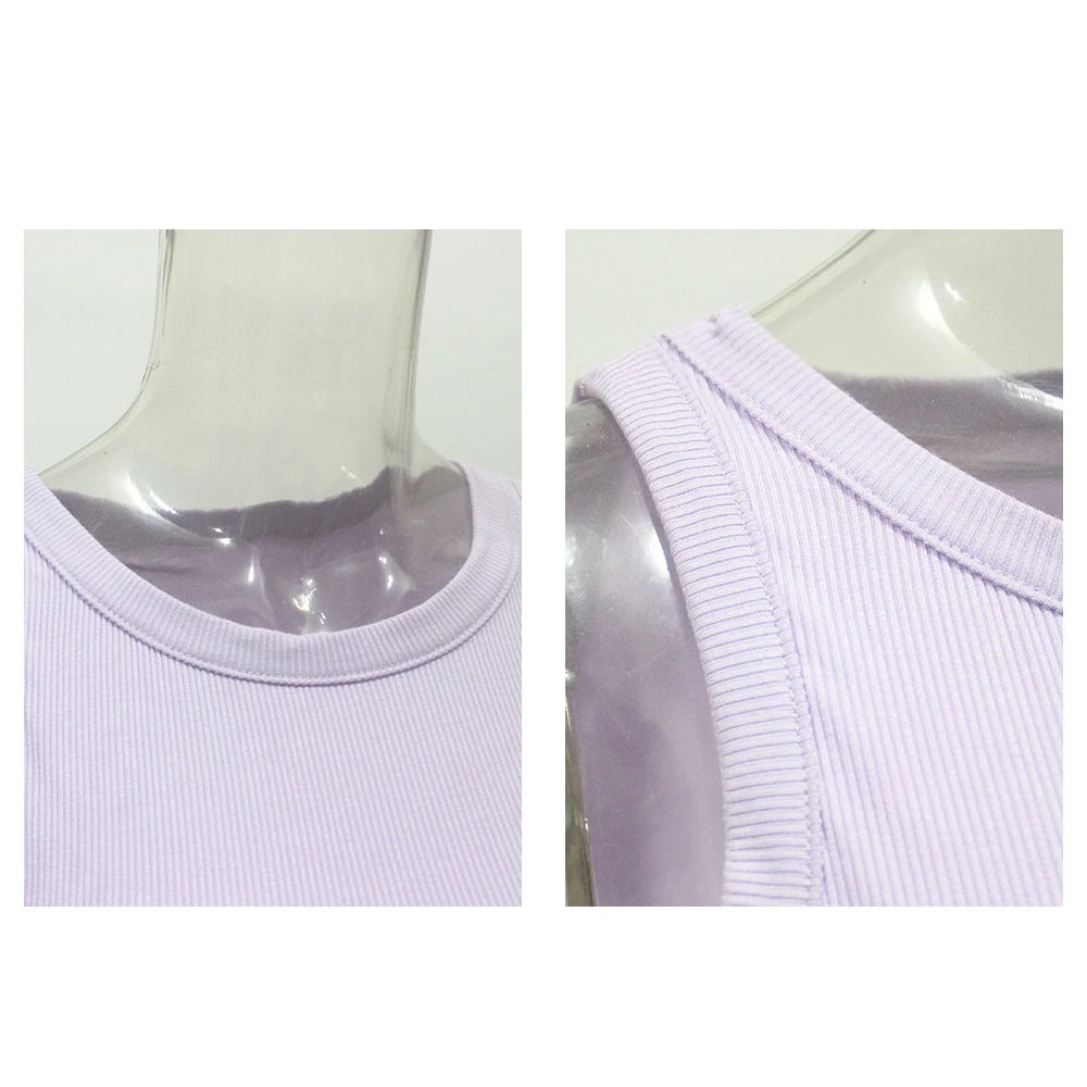 Sleeveless O-Neck Women Tank Top Knitted Off Shoulder Solid Skinny Thread Screw Sexy Cropped Top Streetwear Club Summer Tees
Sleeveless O-Neck Women Tank Top Knitted Off Shoulder Solid Skinny Thread Screw Sexy Cropped Top Streetwear Club Summer Tees