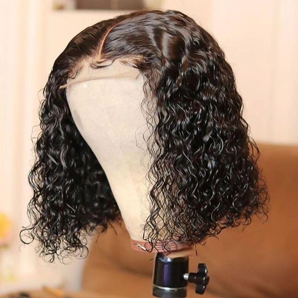 12Inch 180%Density Short Bob Curly Synthetic Lace Front Wig For Women With Baby Hair Heat Resistant Fiber Hair Daily Wear Wigs
12Inch 180%Density Short Bob Curly Synthetic Lace Front Wig For Women With Baby Hair Heat Resistant Fiber Hair Daily Wear Wigs