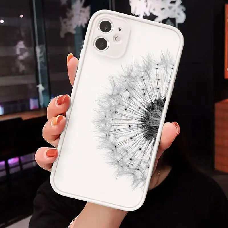 Dandelion Simple flower Phone Cases matte transparent For iphone 7 8 11 12 plus mini x xs xr pro max cover
Dandelion Simple flower Phone Cases matte transparent For iphone 7 8 11 12 plus mini x xs xr pro max cover