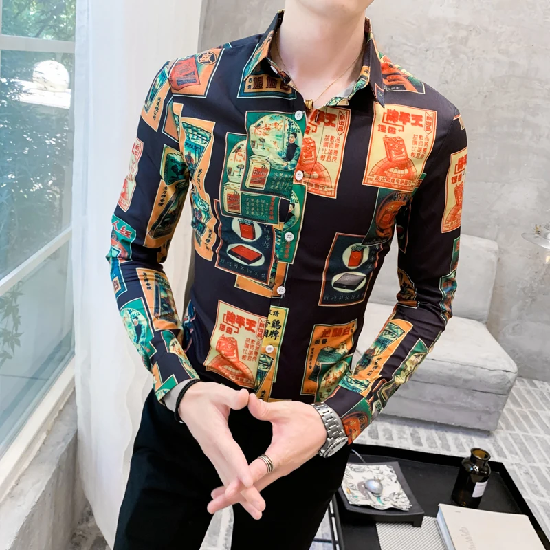 Quality Spring New 2021 Long Sleeve Men Casual Shirts Simple All Match Slim Fit Digital Print Blouse Homme Streetwear 3XL-M Hot
Quality Spring New 2021 Long Sleeve Men Casual Shirts Simple All Match Slim Fit Digital Print Blouse Homme Streetwear 3XL-M Hot