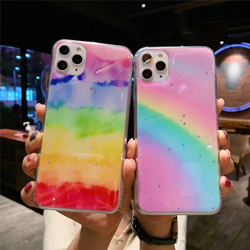 Чехол для телефона с блестками и звездами Samsung Galaxy S20 FE S10 Lite Note 10 Plus A7 A10S A20 A30 A30S A50 A70
