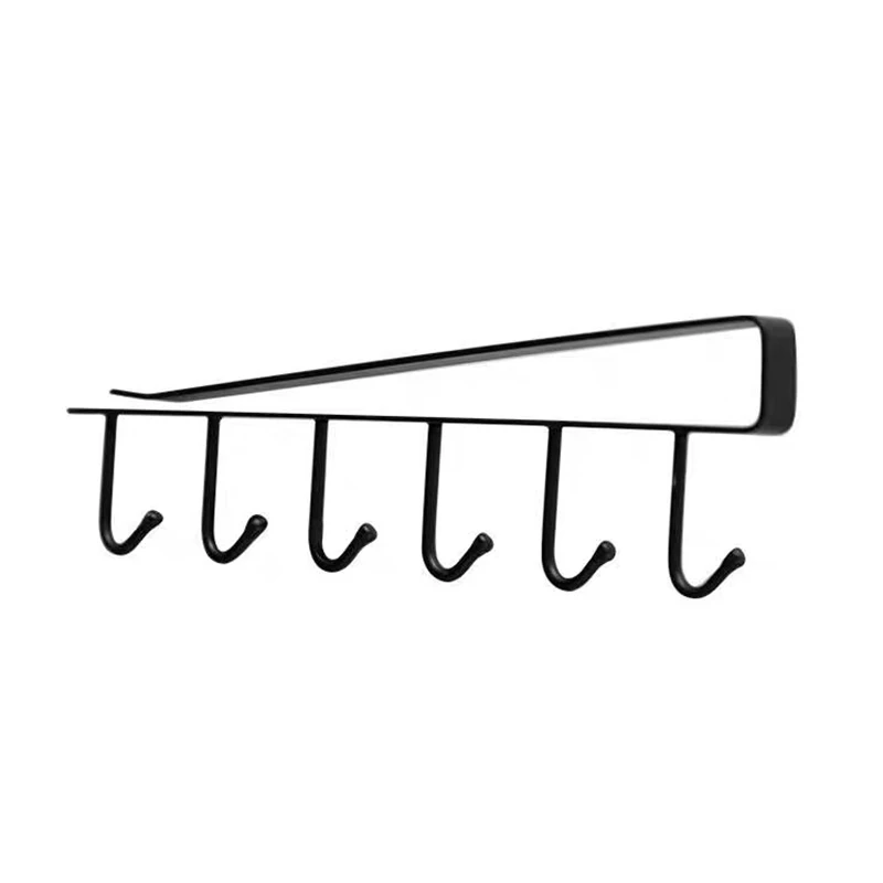 Fashion 6 Hooks Kitchen Hanger Metal Under Shelf Mug Cup Cupboard Organiser Hanging Rack Holder Bathroom Kitchen Storage Rack
Fashion 6 Hooks Kitchen Hanger Metal Under Shelf Mug Cup Cupboard Organiser Hanging Rack Holder Bathroom Kitchen Storage Rack