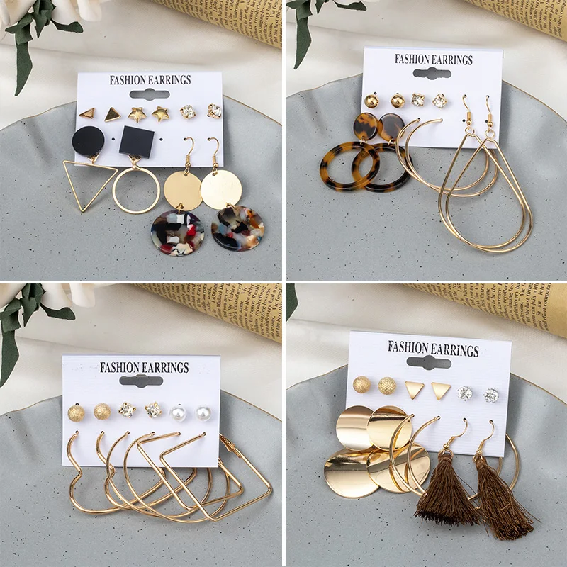 New Vintage Tassel Acrylic Earrings For Women Bohemian Earrings Set Big Dangle Drop Earring 2020 Brincos Female Fashion Jewelry
New Vintage Tassel Acrylic Earrings For Women Bohemian Earrings Set Big Dangle Drop Earring 2020 Brincos Female Fashion Jewelry
