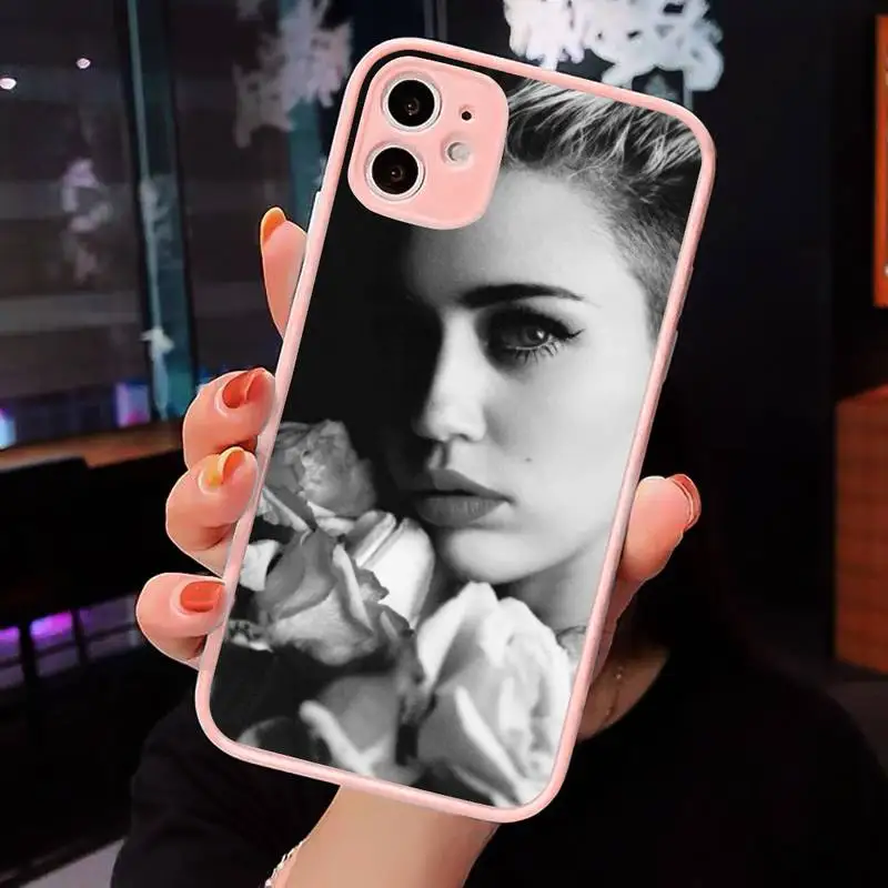 American singer Miley Cyrus cool Phone Case Matte Transparent for iPhone 7 8 11 12 s mini pro X XS XR MAX Plus cover funda
American singer Miley Cyrus cool Phone Case Matte Transparent for iPhone 7 8 11 12 s mini pro X XS XR MAX Plus cover funda