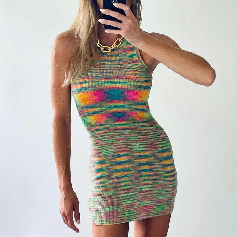 O Neck Knitted Summer Dress Bodycon Blue Women Halter Backless Dresses Summer Mini Sexy Beach Neck Y2K Sleeveless Bandage D4H3
O Neck Knitted Summer Dress Bodycon Blue Women Halter Backless Dresses Summer Mini Sexy Beach Neck Y2K Sleeveless Bandage D4H3