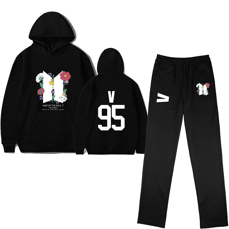 Bulletproof Youth League peripheral support songsuit, the same type of sweater, women's Hoodie, elastic band leisure sports
Bulletproof Youth League peripheral support songsuit, the same type of sweater, women's Hoodie, elastic band leisure sports