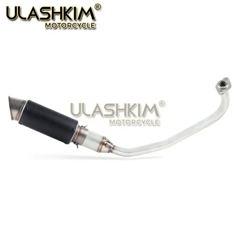 PCX 125 150 Motorcycle Scooter Exhaust Muffler Full System Middle Pipe Slip On Escape Fit For HONDA PCX125 PCX150
PCX 125 150 Motorcycle Scooter Exhaust Muffler Full System Middle Pipe Slip On Escape Fit For HONDA PCX125 PCX150