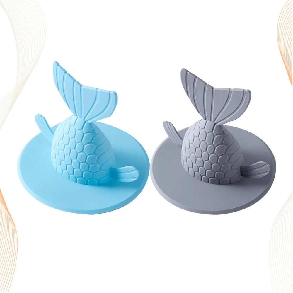 Grey Floor Drain Sink Plug Fishtail Cover Kitchen Sink Deodorant Strainer Plug Covering Pad with Wide Rim for Kitchen Bathroom-
Grey Floor Drain Sink Plug Fishtail Cover Kitchen Sink Deodorant Strainer Plug Covering Pad with Wide Rim for Kitchen Bathroom-