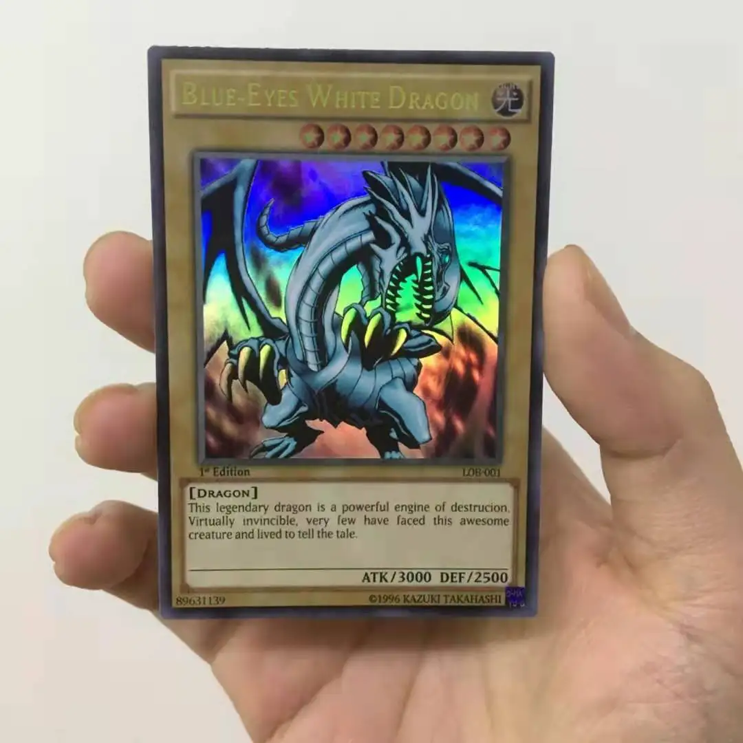 Yu-Gi-Oh DIY Special Production Blue Eyes White Dragon LOB-001 Hobby Collection Card (Not original)
Yu-Gi-Oh DIY Special Production Blue Eyes White Dragon LOB-001 Hobby Collection Card (Not original)