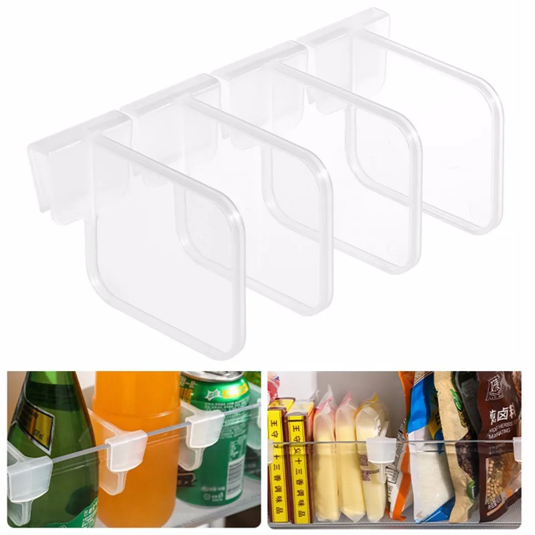 2021 4PCS Refrigerator Kithchen Shelves Eco-friendly Plastic Partition Board Refrigerator Storage Holder Kitchen Drawer
2021 4PCS Refrigerator Kithchen Shelves Eco-friendly Plastic Partition Board Refrigerator Storage Holder Kitchen Drawer