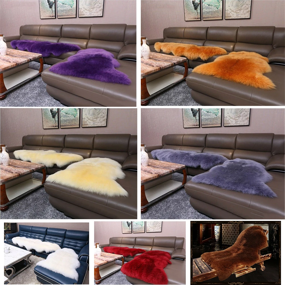 Ковер из натуральной овечьей шерсти для дивана-кресла для гостиной, мохнатые меховые коврики, домашние коврики, супер роскошь, согревающие, высокое качество 
Ковер из натуральной овечьей шерсти для дивана-кресла для гостиной, мохнатые меховые коврики, домашние коврики, супер роскошь, согревающие, высокое качество